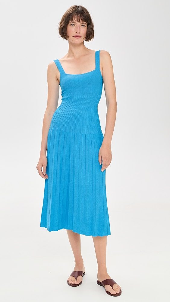 STAUD Ellison Dress_Pool