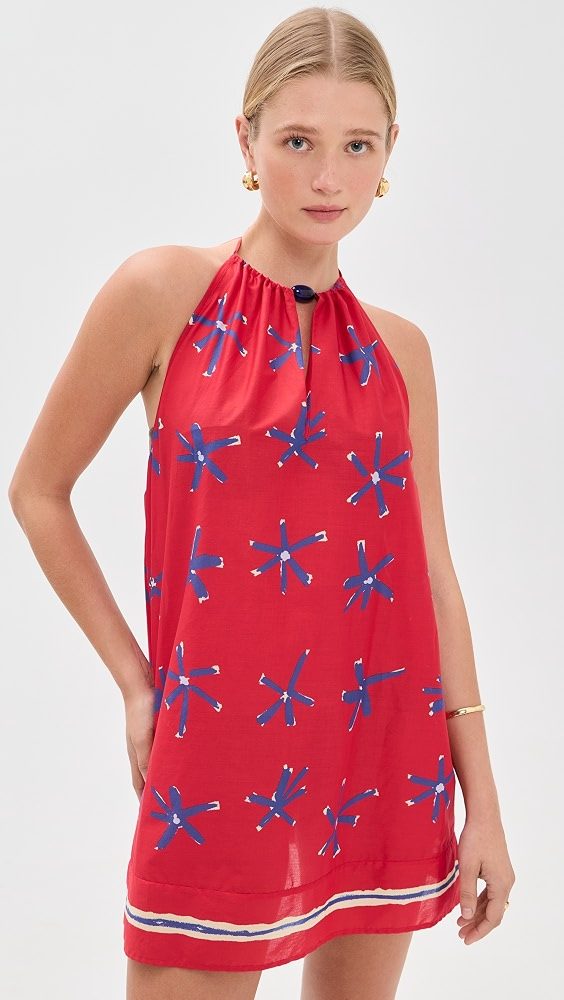 STAUD Dani Coverup Dress_Painted Foulard