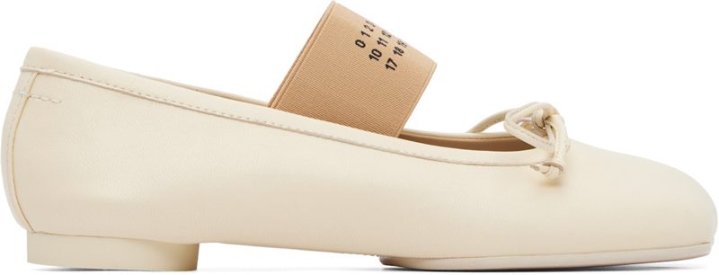 오프화이트 Anatomic Numeric Ballerina Flats 262188F118007