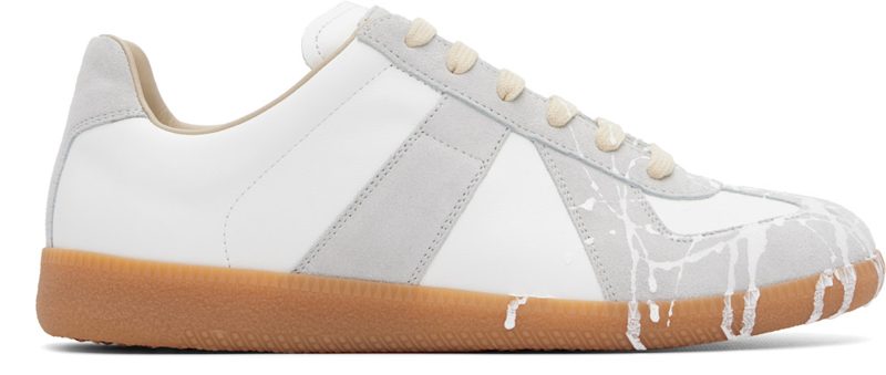 White Replica Sneakers 262168M237007