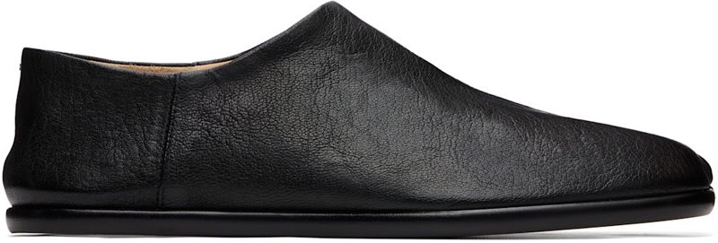 Black Tabi Babouche Loafers 262168M231008