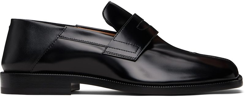 Black Tabi Silp-on Loafers 262168M231007
