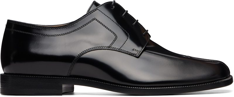 Black Tabi Lace-Up Derbys 262168M225001