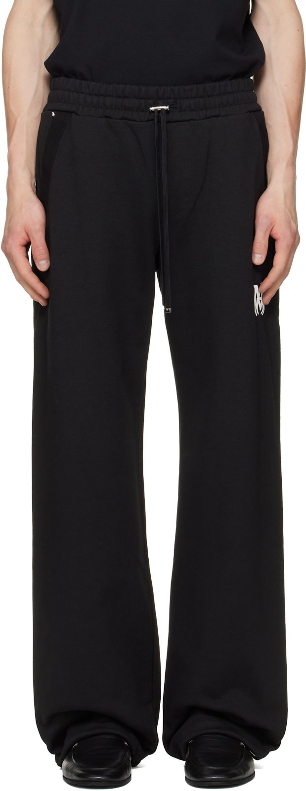 Black MA Core Logo Sweatpants 262886M190000