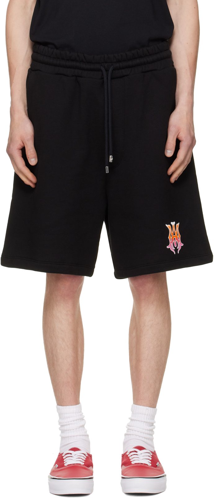 Black MA Surf Sweat Shorts 262886M193014