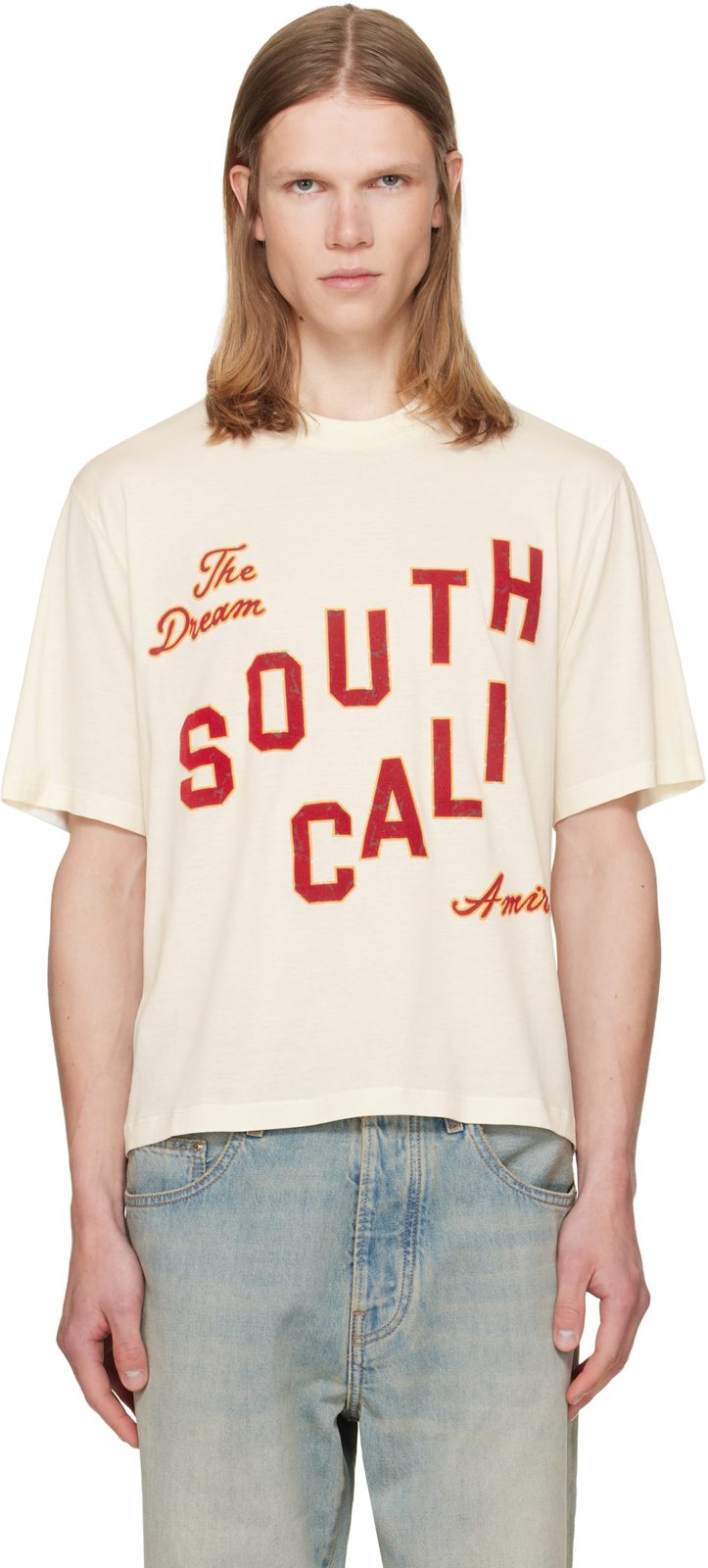White South Cali Crop T-shirt 262886M213036