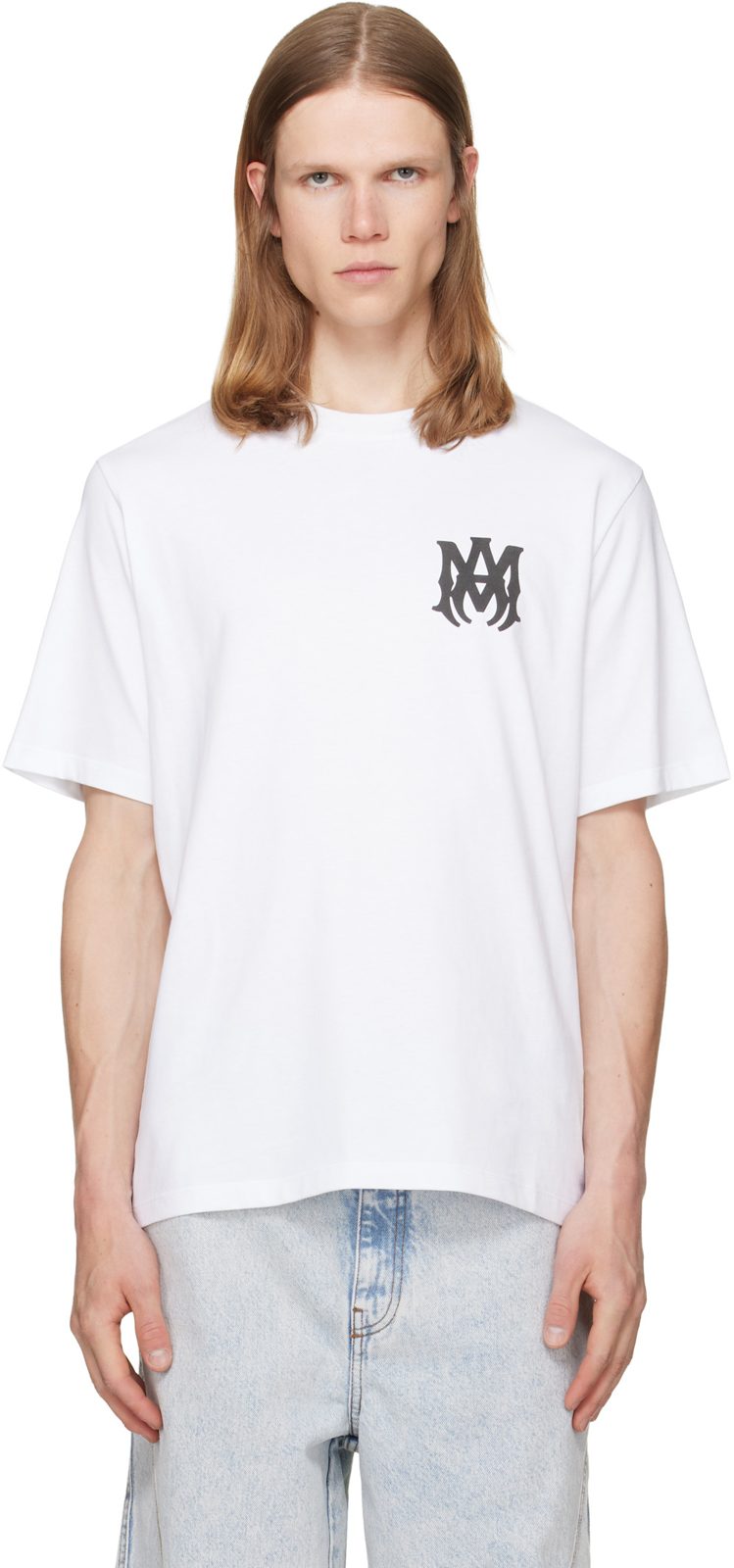 White MA Core Logo T-shirt 262886M213027