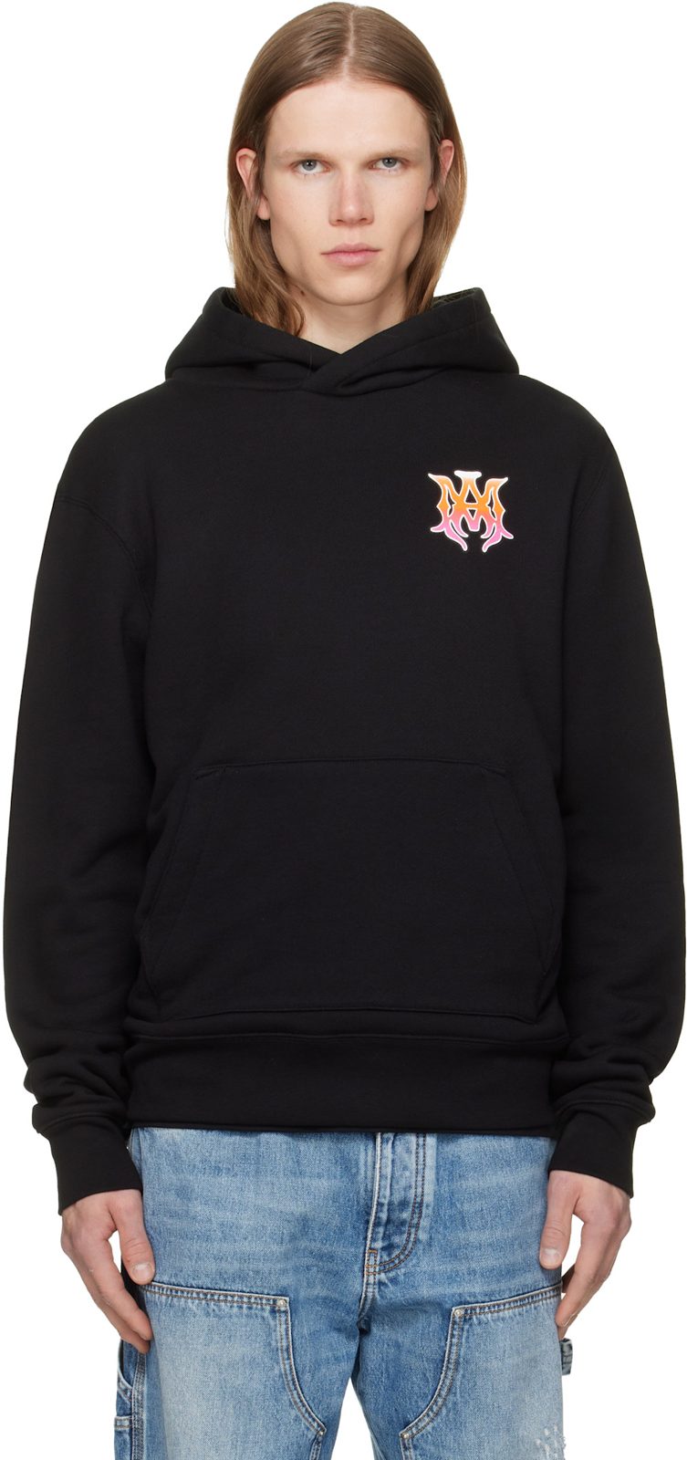 Black MA Surf Reg Hoodie 262886M202006