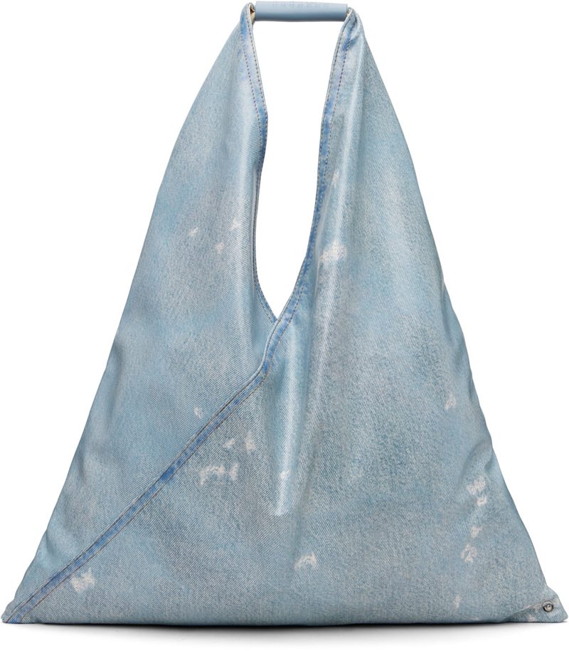 Blue Classic Triangle Tote 261188F049017