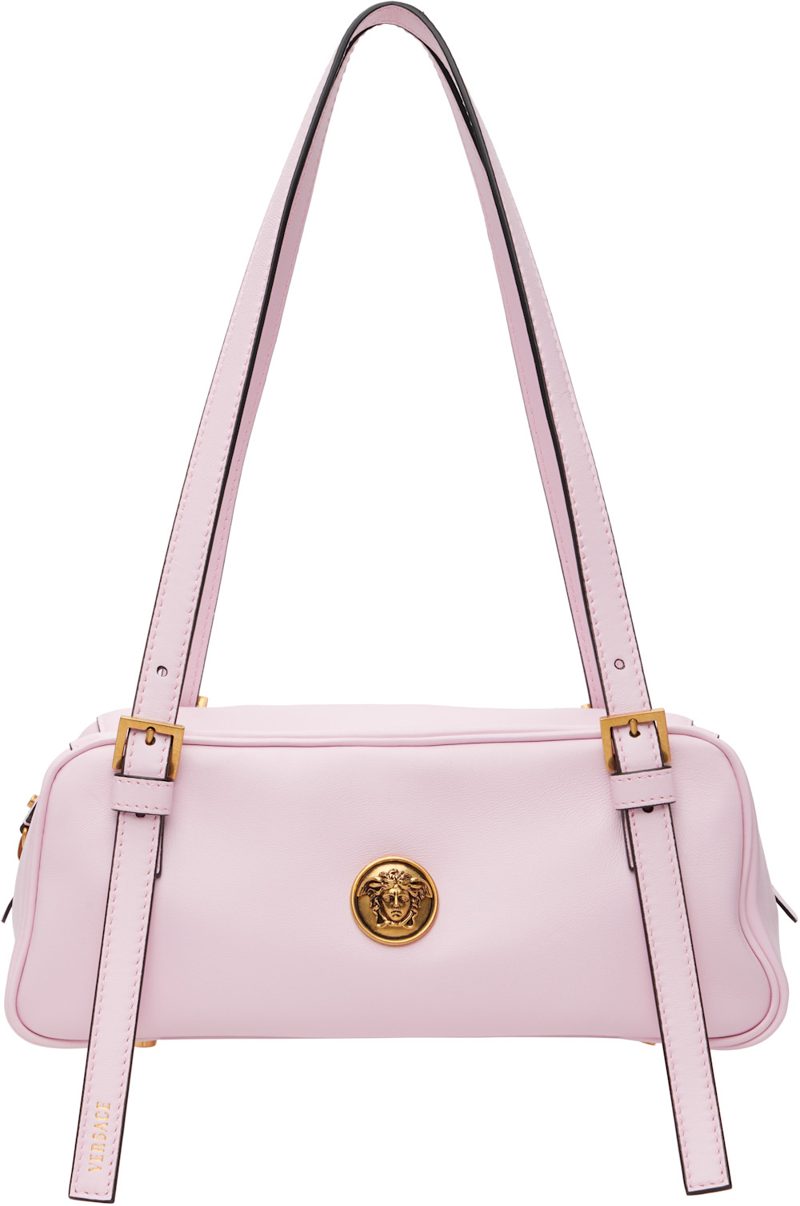 Pink Embleme Nappa Bowling Bag 262404F048006