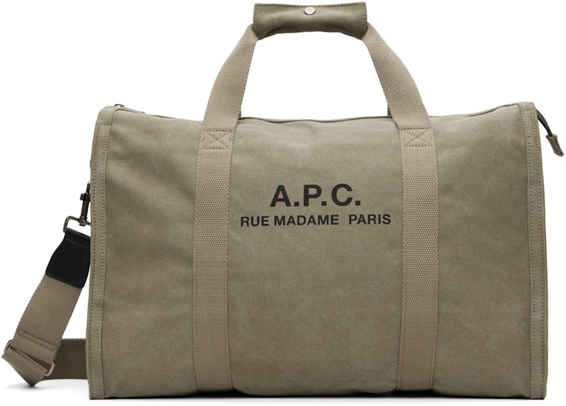 Khaki Recuperation Gym Bag 262252M169001