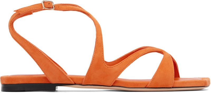 Orange Ayla Flats 262528F124003