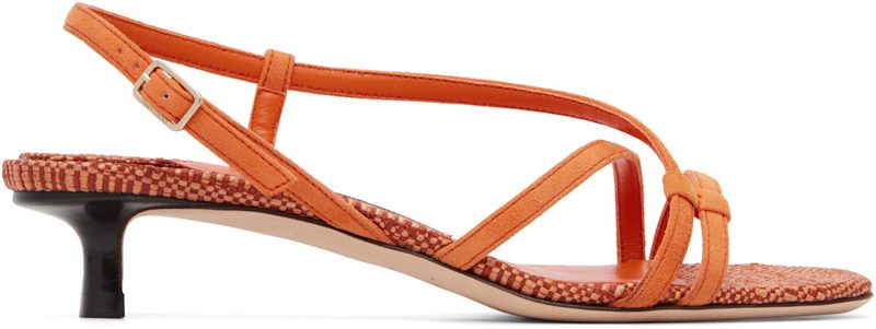 Orange Farris 35 Heeled Sandals 262528F125008