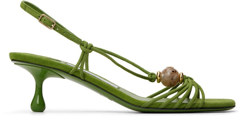 Green Lova 50 Heeled Sandals 262528F125025