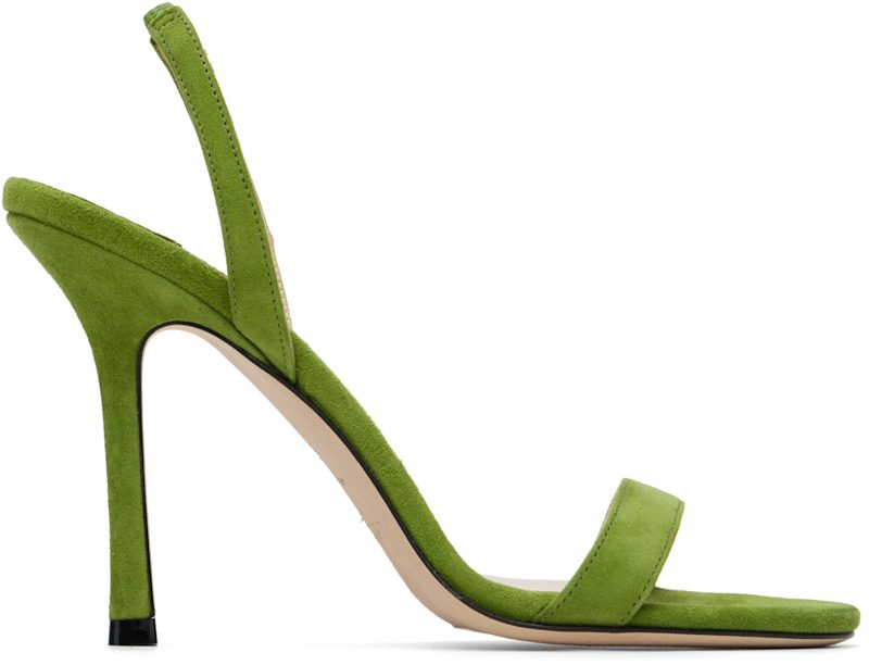 Green Jenn 100 Heeled Sandals 262528F125021