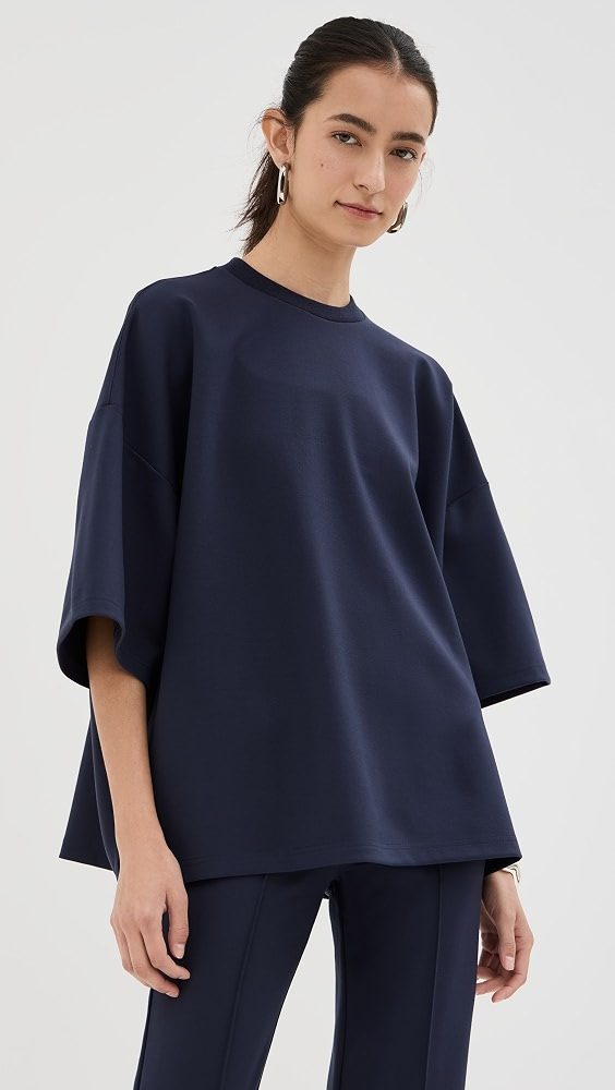STAUD Capsule Top_Navy
