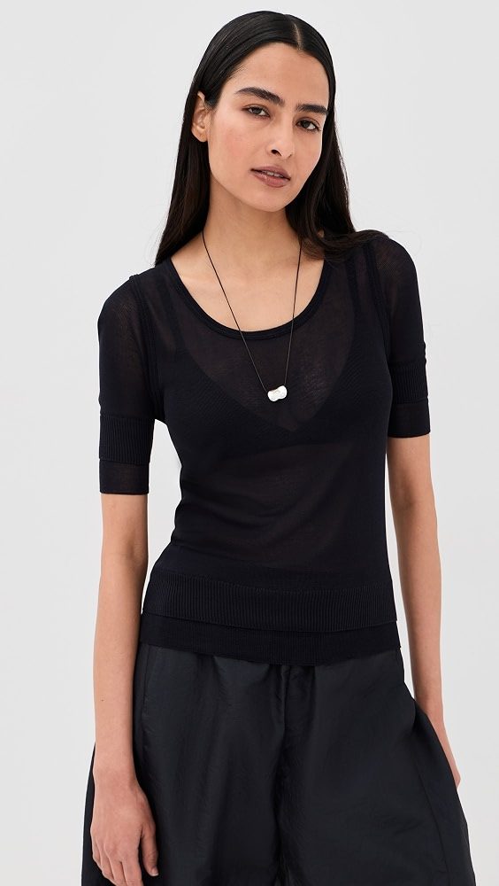 Seamless Trompe LOeil Top_Midnight