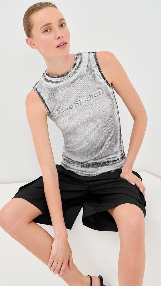 Elgie Tank Top_Black / White