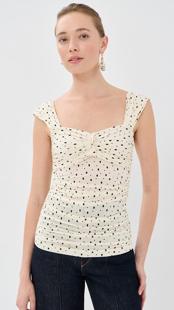 Gemina Top_Ecru / Black