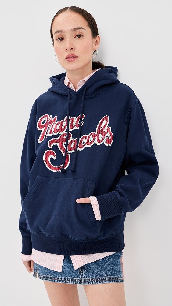 Marc Logo Hoodie_Navy Multi