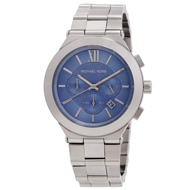 Michael Kors Oversized Billie Chronograph Quartz Blue Dial Mens Watch MK9222