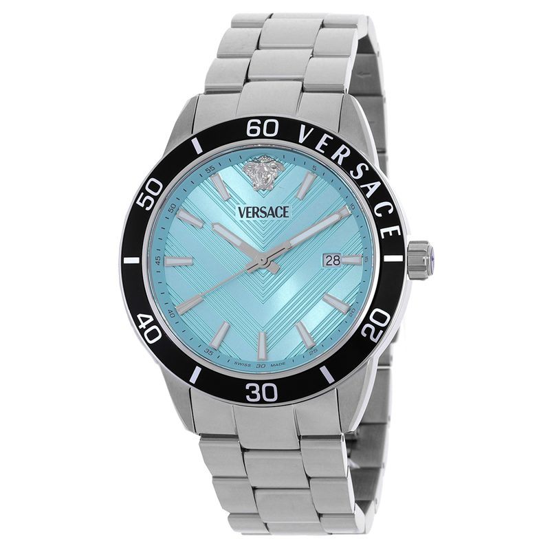 Greca Urban Quartz Turquoise Dial Mens Watch VEYCA0324