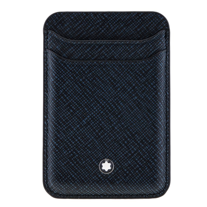 Montblanc Card Holder 2cc for iPhone with MagSafe in Sartorial Leather_Black