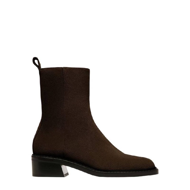 Austine Block Heel Leather Boots_Ebano