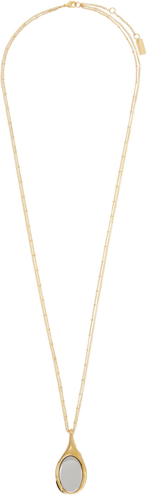 Chloe Mirrored Pendant Necklace 262338F023001
