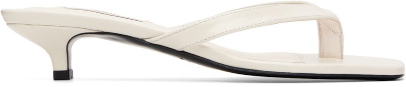 TOTEME [오프화이트] Naplack Heeled Flip-Flops 262771F125001