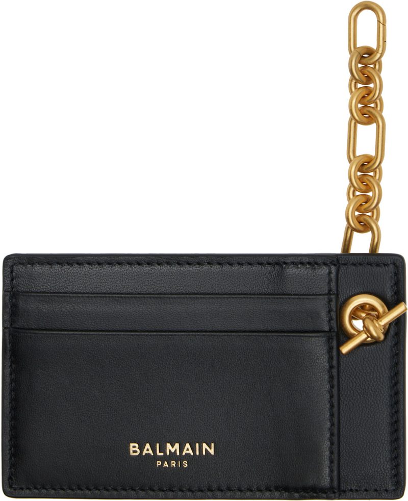 Black Pulse Chain Card Holder 262251M163001