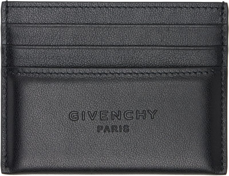 Black Padded Card Holder 262278M163009