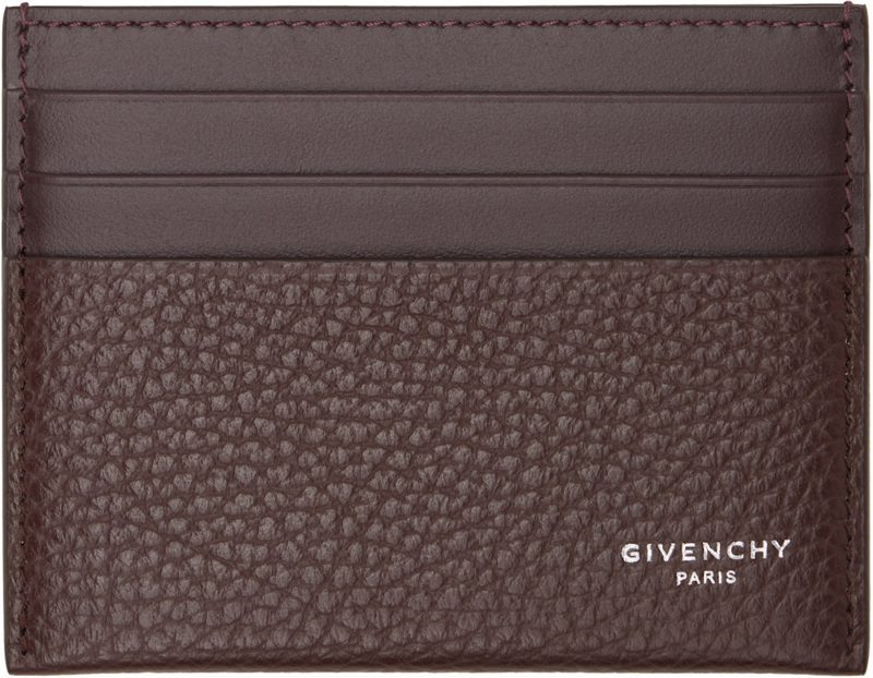 Brown Logo Card Holder 262278M163003