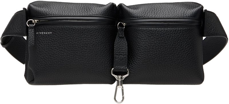 Black Fold Belt Bag 262278M171001