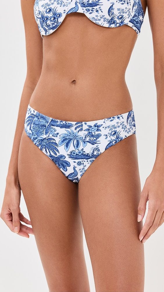 STAUD Corsage Bikini Bottoms_Blue Toile