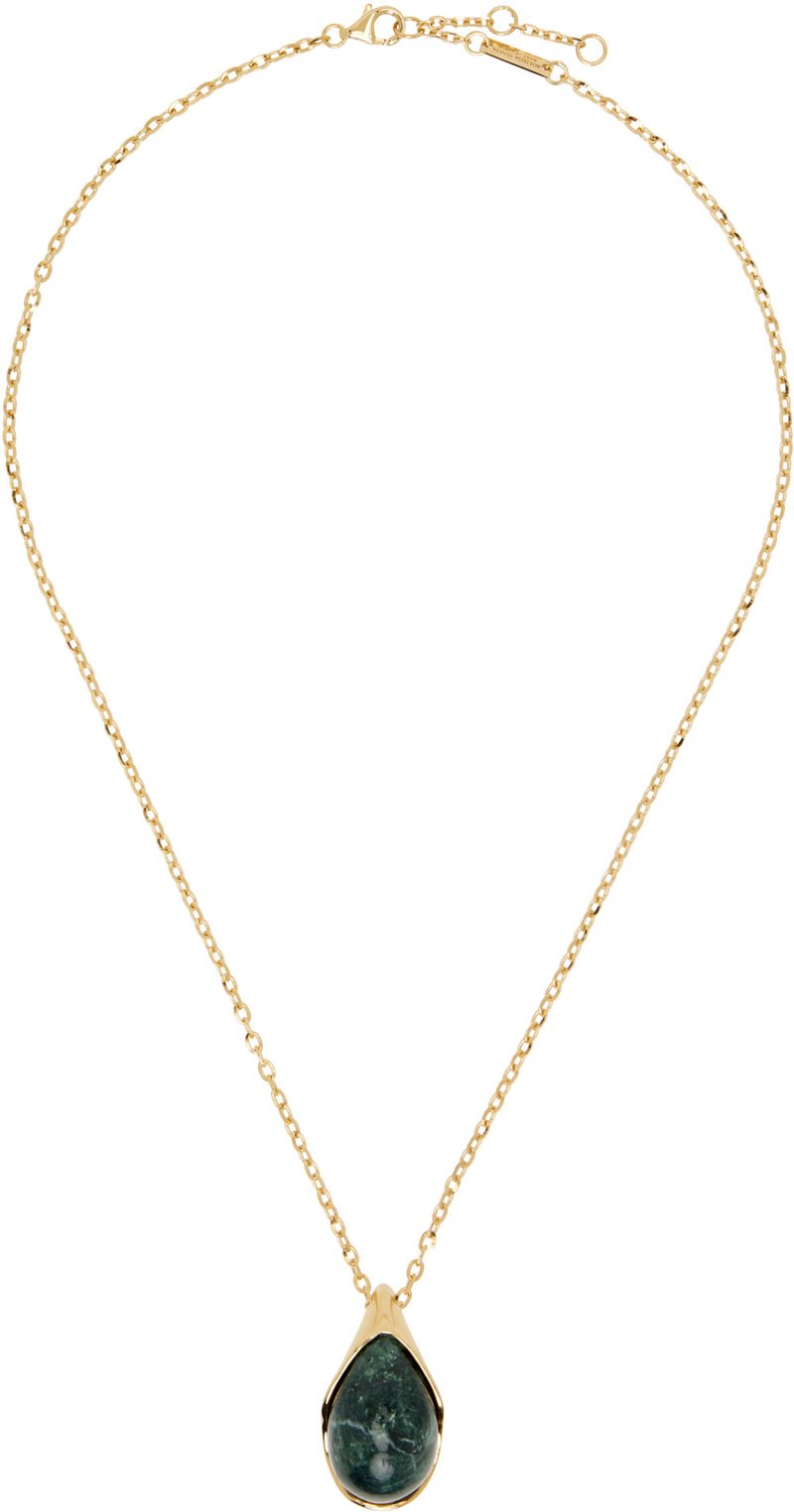 Drop Marble Pendant Necklace 261798F023001