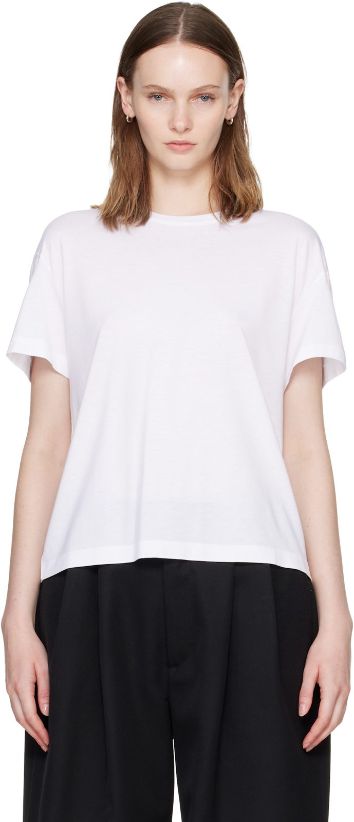 TOTEME White Classic T-shirt 262771F110002