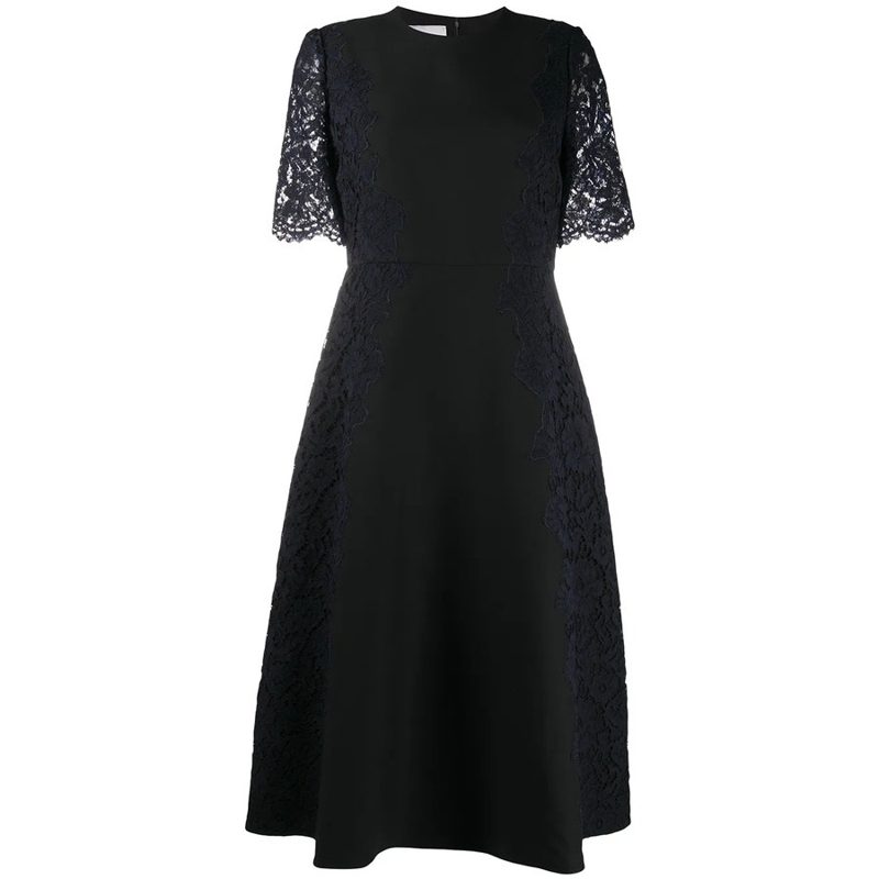 Garavani Lace Sleeve Dress
