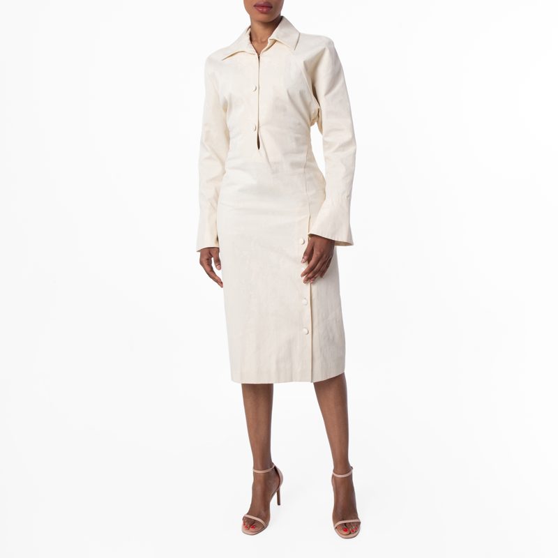 Long-Sleeved Shirt Dress