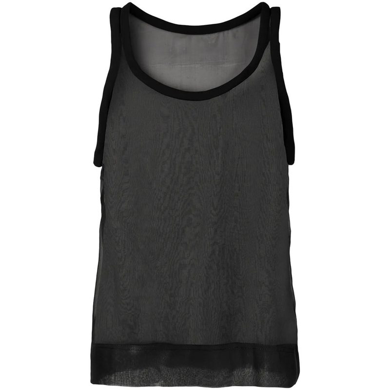 Garavani Garavani Silk Tank Top_Black