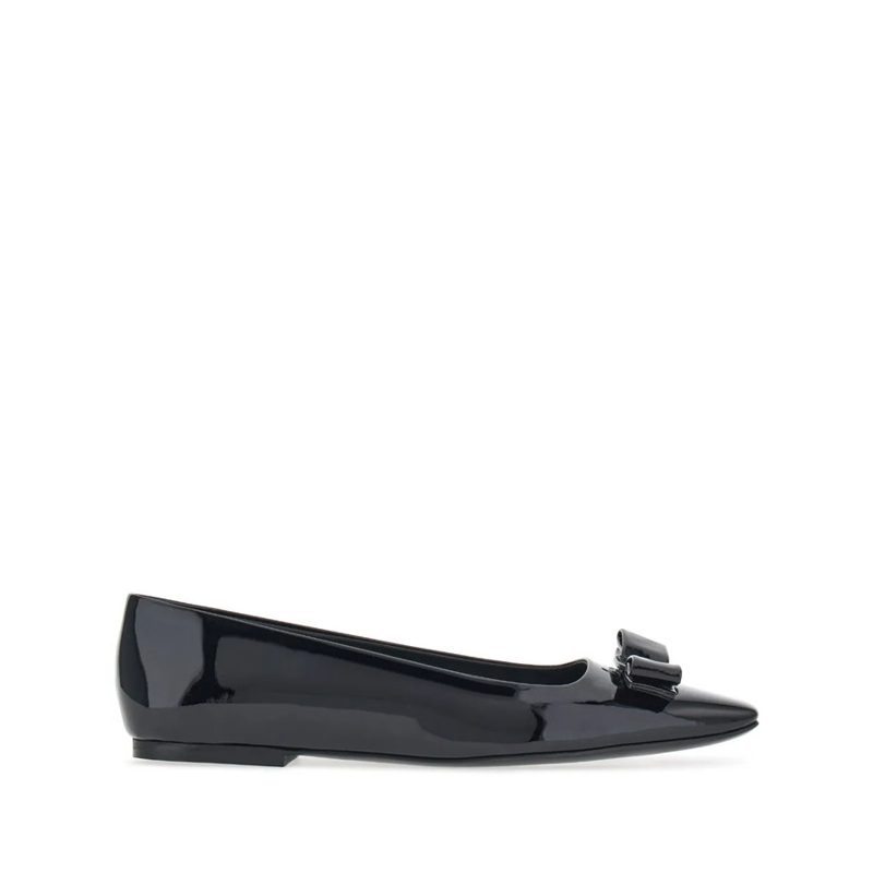 Womens Black Ballerinas Flats_Black