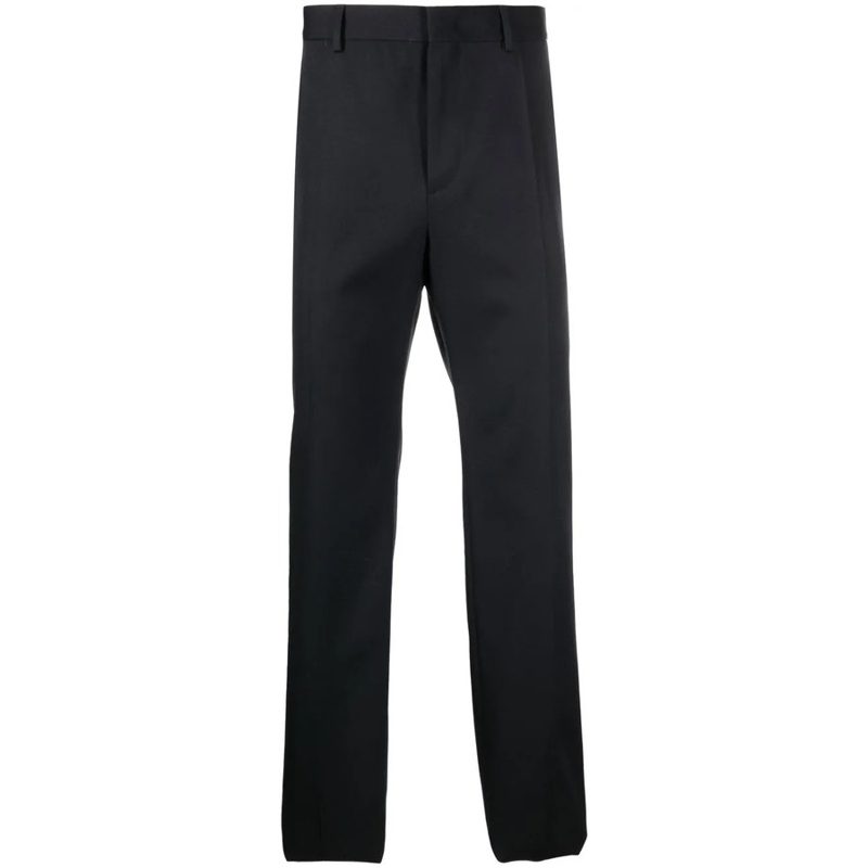 Garavani Garavani Pressed-Crease Tailored Trousers_Blue