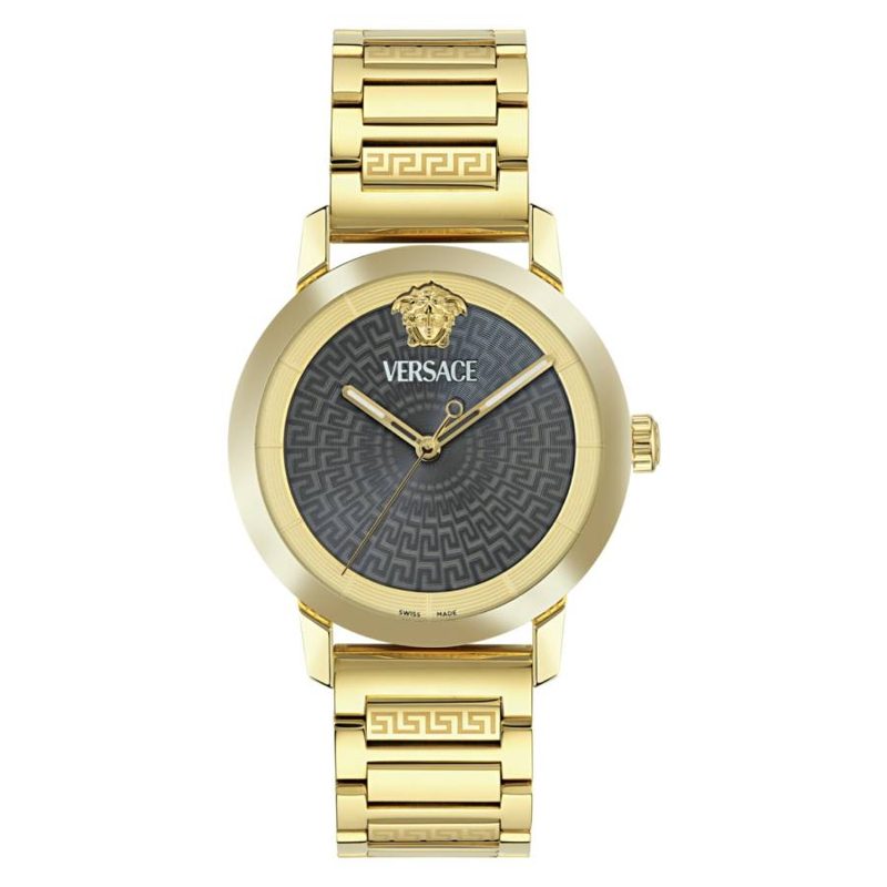 V-Helix Quartz Black Dial Mens Watch VE9G00524