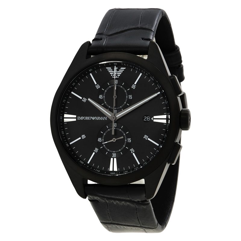 Emporio Armani Chronograph Quartz Black Dial Mens Watch AR11483