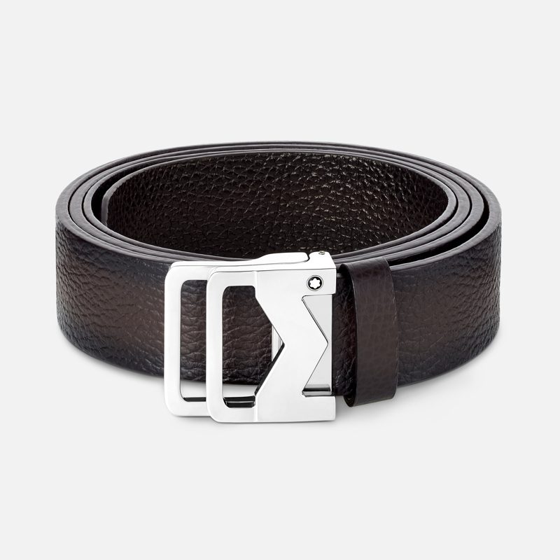 Montblanc M Buckle Sfumato Leather Belt 131180_Brown
