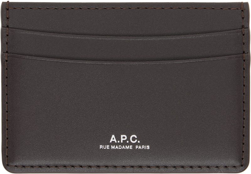 Brown Andre Card Holder 262252M163009