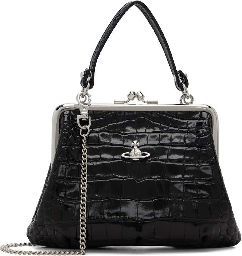 Black Granny Frame Bag 262314M170021