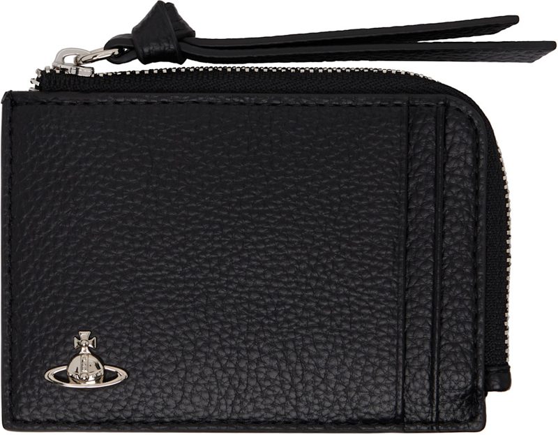 Black Zip Card Holder 262314F037012