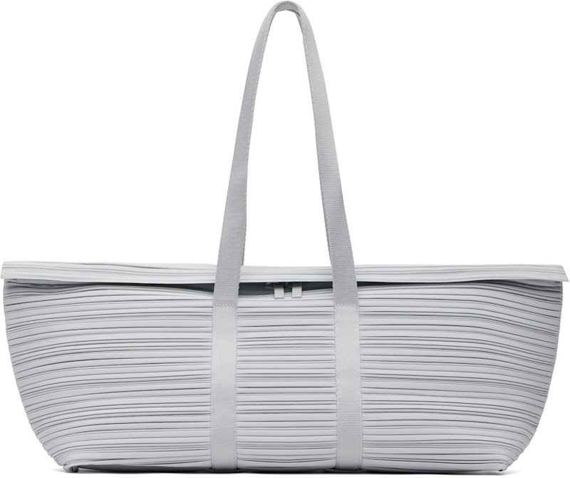 Pleats PLEASE [이세이 미야케] Gray Boston Shoulder Bag 262941F046001