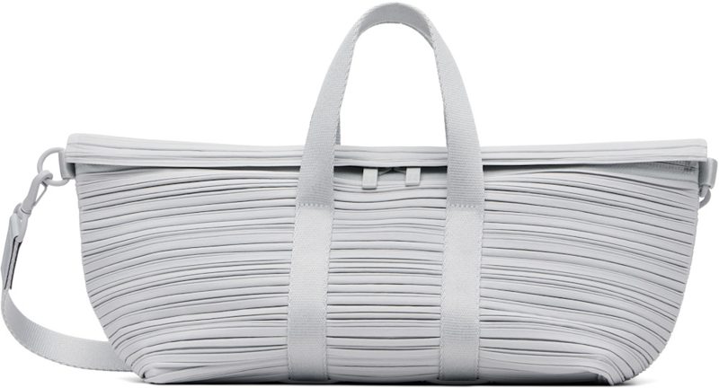 Pleats PLEASE [이세이 미야케] Gray Boston Bag 262941F046002